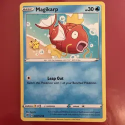 Pokemon SWSH02: Rebel Clash #039/192 Magikarp Common NM - Image 1
