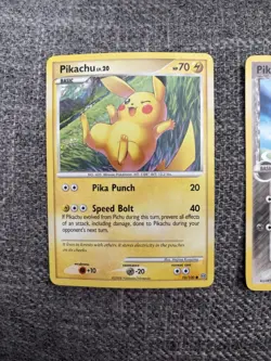 Pikachu Cards 2006 2008 2023. Lot of 3 Pokemon Cards - Image 2