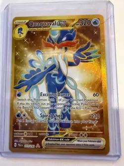 QUAQUAVAL EX 273/193 FULL ART SECRET GOLD PALDEA EVOLVED NM - Image 1