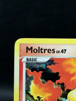 Pokemon TCG Moltres 10/100 Majestic Dawn Holo Rare ENG **Holo Bleed** - Image 2