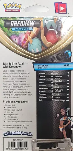 Pokemon TCG Sword & Shield Vivid Voltage Theme Deck | Drednaw | Sealed New - Image 3
