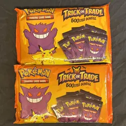 2022 Trick or Trade “Pokemon TCG” Booster Bundle (x2) - Image 1