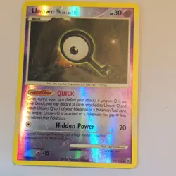 Pokemon TCG Unown Q Majestic Dawn Reverse Holo 49/100 EN 30HP - Image 1