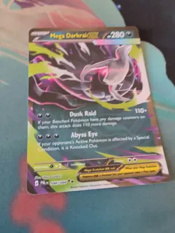 Mega Darkrai ex 048/084 ME05 Pitch Black Holo Double Rare Pokemon NM-MT - Image 1