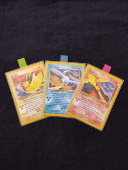 Pokemon Card Moltres #21 Articuno #22 Zapdos #3 Promo Black Star WOTC 2000 EX - Image 1