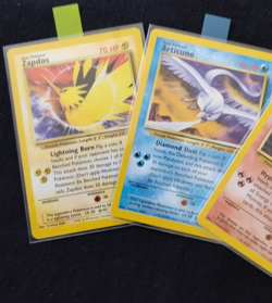 Pokemon Card Moltres #21 Articuno #22 Zapdos #3 Promo Black Star WOTC 2000 EX - Image 2