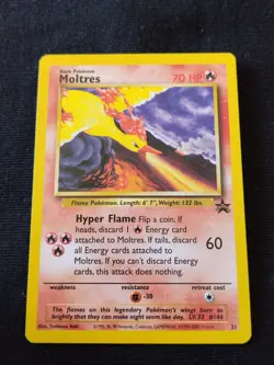 Pokemon Card Moltres #21 Articuno #22 Zapdos #3 Promo Black Star WOTC 2000 EX - Image 4