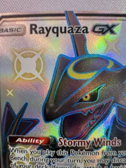 The Pokemon Company Rayquaza GX 177a/168 Secret Rare Full Art Holo 180 HP - Image 3