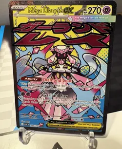 Pokemon TCG Mega Diancie EX 267/217 Ascend Heroes Secret Rare Full Art Holo ENG - Image 1