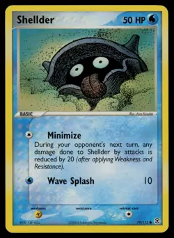 Shellder 79/112 Common FireRed & LeafGreen Pokemon Lightly Played - Image 1