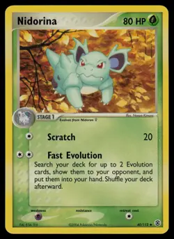 Nidorina 40/112 Uncommon FireRed & LeafGreen Pokemon Lightly Played - Image 1
