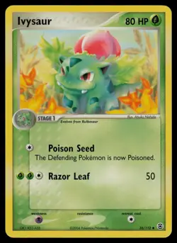 Ivysaur 35/112 Uncommon FireRed & LeafGreen Pokemon Lightly Played - Image 1