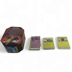 Pokemon GX/TCG Hidden Fates Tin Trading Card Game Multicoloured Preloved - Image 4
