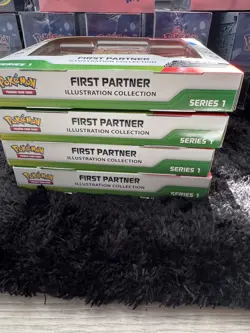 Pokemon TCG First Partner Illustration Collection Series 1 Box 2026 Brand New x4 - Image 1