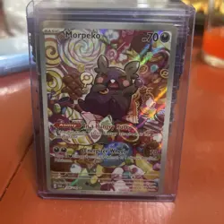 Pokemon TCG Morpeko Paradox Rift 206/182 Holo Illustration Rare Card - Image 1