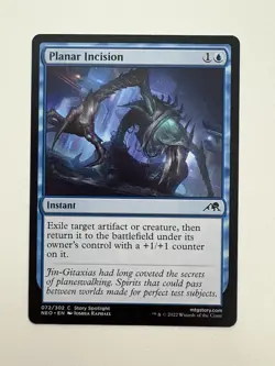 Planar Incision MTG Magic the Gathering Card NM Near Mint NEO - Image 1