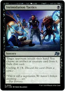 Intimidation Tactics (Foil) - 0092 - Aetherdrift - MTG - NM/M - Image 1