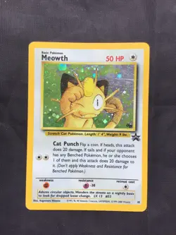 Pokemon Cards: Wizards Black Star Promo: Meowth 10 - Image 1