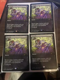 Unearth x4 - Store Championship Promo - MTG: NM/M Never Played - Image 1