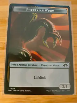 MTG Phyrexian Wurm 0018 Modern Horizons 3 M/NM Free UK P&P - Image 1