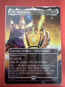 The Mind Stone (Borderless) Marvel Super Heroes Foil FLAWLESS! - Image 1