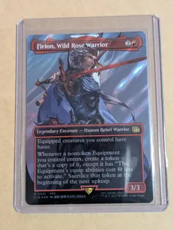 Firion, Wild Rose Warrior (Borderless) (SURGE FOIL) Final Fantasy Foil 0531 - Image 1