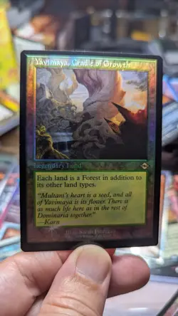 1x Retro FOIL Yavimaya Cradle of Growth MTG NM - Modern Horizons 2 MH2 x1 - Image 1