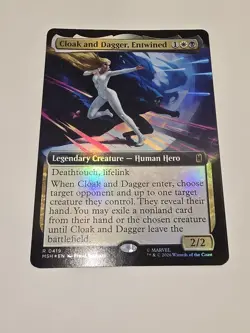 Cloak and Dagger, Entwined (Extended Art) Marvel Super Heroes Foil - Image 1