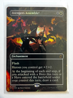 MTG – Marvel Super Heroes – Avengers Assemble Borderless Foil - Mythic 0341 - Image 1