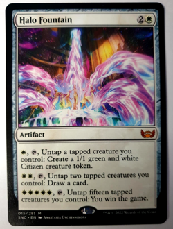 Halo Fountain - Mythic - MTG Streets of New Capenna - 015 NM - Image 1