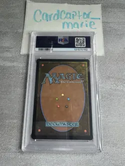 MTG Borderless Foil Marvel's Spider-Man 243 THE SOUL STONE THANOS Gauntlet PSA 9 - Image 2