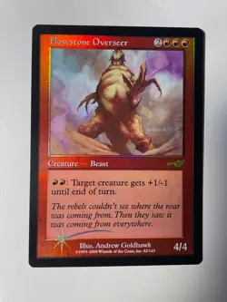 Magic the Gathering MTG Flowstone Overseer (82) Foil - Image 1