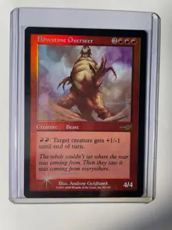 Magic the Gathering MTG Flowstone Overseer (82) Foil - Image 2