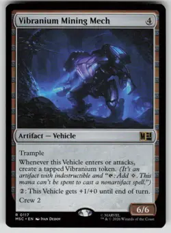 Vibranium Mining Mech Rare Commander: Marvel Super Heroes 117 MTG Near Mint 2026 - Image 1