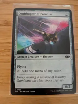 MTG Ornithopter of Paradise 0153 J25 Foundations M/NM Free UK P&P - Image 1