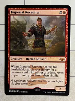 MTG Imperial Recruiter - Modern Horizons 2 #281 Red Regular Mythic Rare English - Image 1