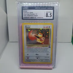 CGC 8.5 EEVEE HOLO # 11 POKEMON LEAGUE PROMO BLACK STAR POKEMON Rare Holo 2000 - Image 1