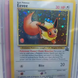 CGC 8.5 EEVEE HOLO # 11 POKEMON LEAGUE PROMO BLACK STAR POKEMON Rare Holo 2000 - Image 3