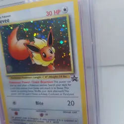 CGC 8.5 EEVEE HOLO # 11 POKEMON LEAGUE PROMO BLACK STAR POKEMON Rare Holo 2000 - Image 4