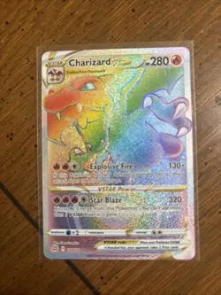 Pokemon Charizard VSTAR Brilliant Stars 174/172 Holo Rainbow Rare NM/M - Image 3