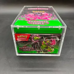 Pokemon SV 6.5 Shrouded Fable Sealed Booster Bundle Display W/Acrylic Case - Image 1