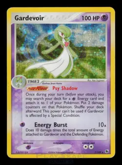 Pokemon Card Gardevoir 7/109 Ruby & Sapphire Holo Rare Foil Vintage MP 2003 - Image 1