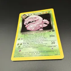 Dark Weezing 14/82 Holo Rare Team Rocket LP Pokemon TCG WOTC Vintage - Image 3