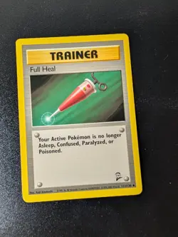 Full Heal 82/102 Uncommon Base Set Unlimited Pokemon Lightly Played - Image 1