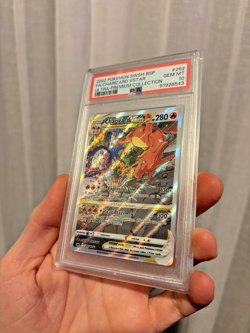 CHARIZARD VSTAR SWSH 262 PSA 10 2022 POKEMON BLACK STAR PROMO FULL ART - Image 4
