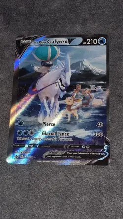 Pokemon TCG - Ice Rider Calyrex V - 164/198 - Chilling Reign - Image 1