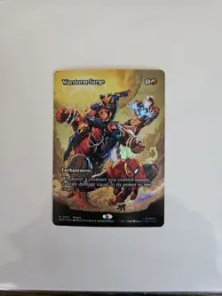 MTG Warstorm Surge Marvel Promo P-001 Avengers Armageddon #1 Exclusive NM - Image 1