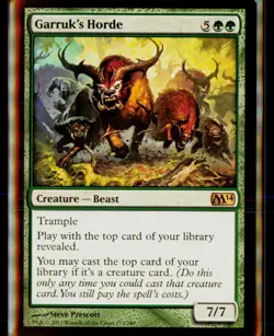 Magic 2014 (M14) #173 Garruk's Horde - Image 1