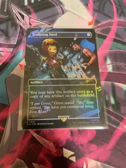 MTG - SCULPTING STEEL - RAINBOW FOIL - NM - SLD - RARE - 0864 - Image 1