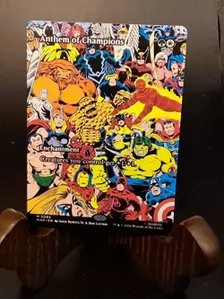 Anthem of Champions (Borderless) Marvel Universe Eternal-Legal Regular - Image 1